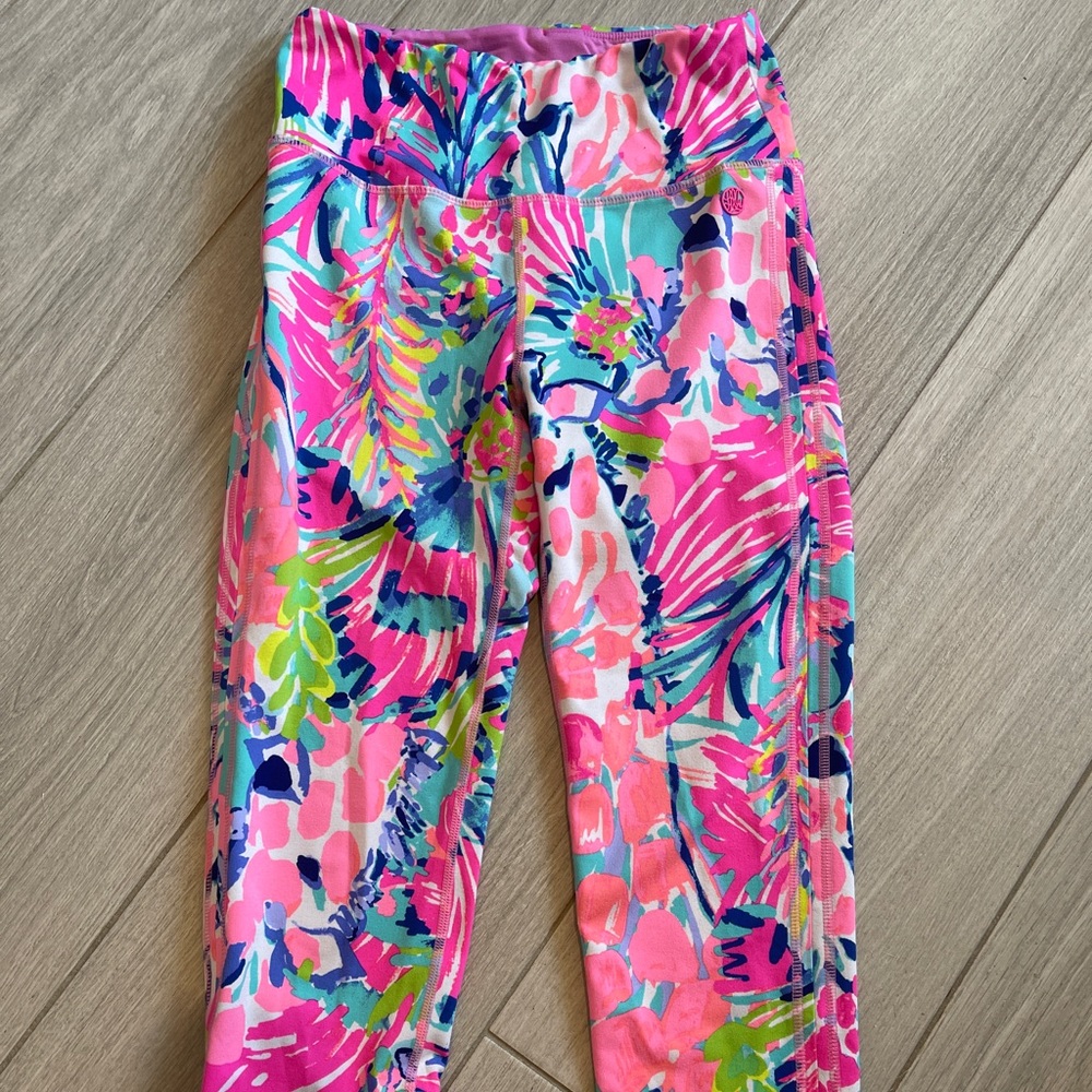 Lilly Pulitzer Gumbo Limbo Leggins. Small. EUC. Holy Grail print.